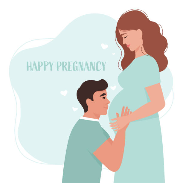 Young Male Kissing His Pregnant Wifes Belly Happy Pregnancy Concept Vector Illustration Flat Style Stock Illustration - Download Image Now - iStock Young Male Kissing His Pregnant Wifes Belly Happy Pregnancy Concept Vector Illustration Flat Style Stock Illustration - Download Image Now - iStock