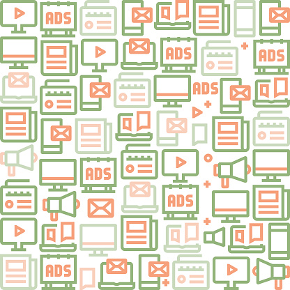 Pattern Advertisments Example Advertising Pattern Stock Illustration - Download Image Now - Abstract ...