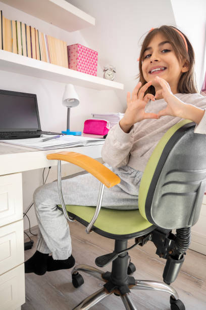 istock Littel girl education at home 1303447635