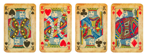 istock Set of Kings playing cards - isolated 1303448218