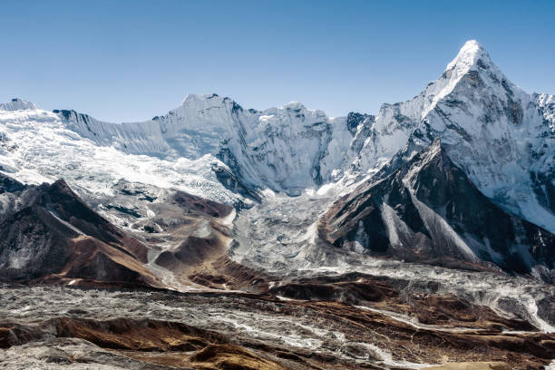 istock Ama Dablam and Chhukung glacier, 3 high passes trek 1303451996
