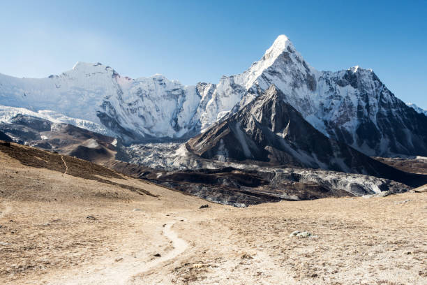 istock Ama Dablam and Chhukung glacier, 3 high passes trek 1303453970