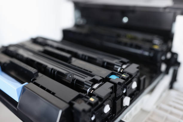 istock Toner cartridges for laser color printers and mfp 1303456989