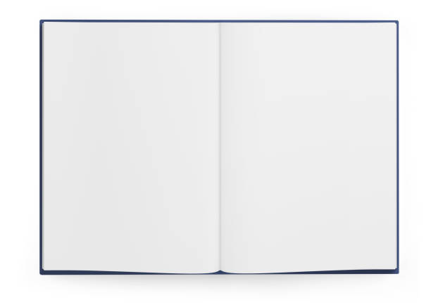 istock open book with blank pages mockup. Isolated on white 1303478379