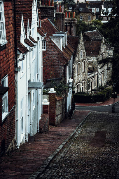 istock Dark View Of Cobbled Streets In Lewes, UK 1303479989