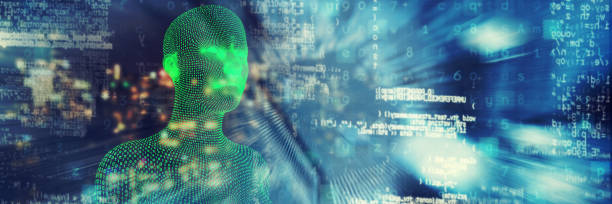 istock Composite image of digital composite 3d woman 1303488316