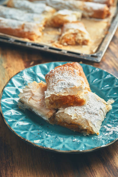 istock Preparing Filo Pastry Pumpkin Pie 1303488463