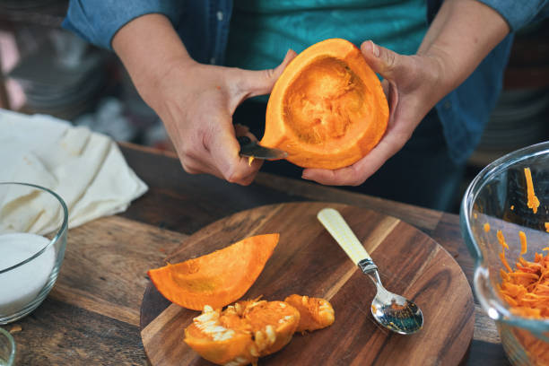 istock Preparing Filo Pastry Pumpkin Pie 1303489432