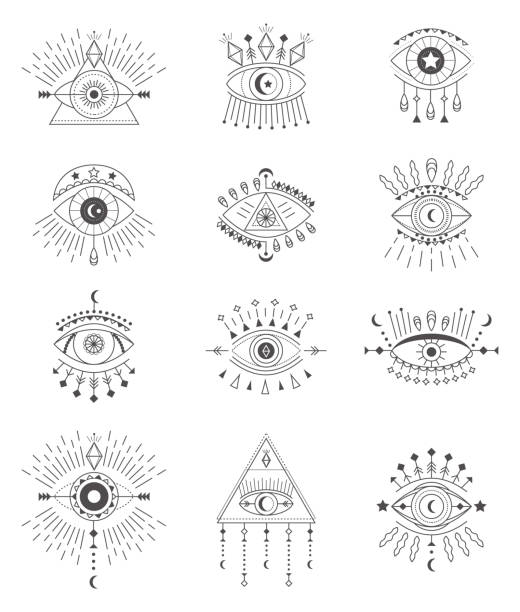 301 Evil Eye Tattoo Designs Illustrations & Clip Art - iStock