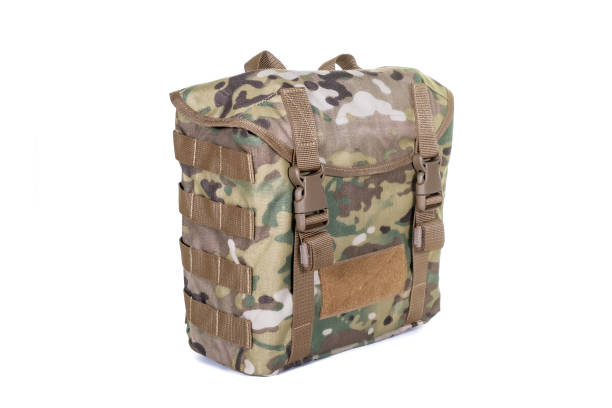 istock small army combat rucksack isolated on white background, studio shot 1303497980