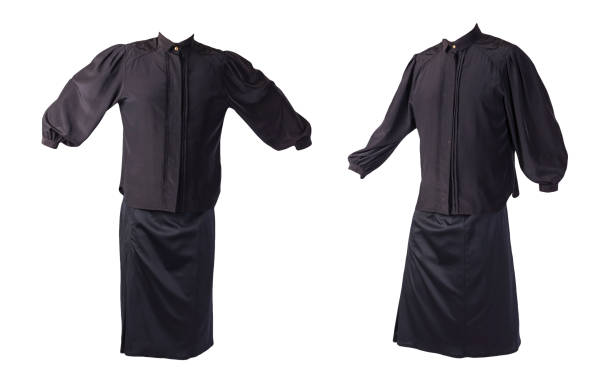istock women's skirt and blouse isolated on white background 1303502472