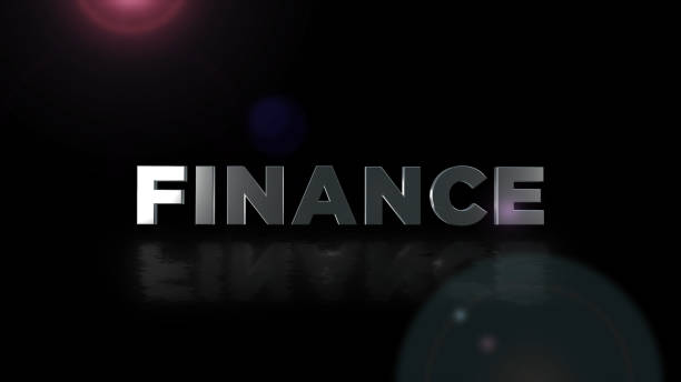 istock 4K Finance word, business digital technology concept, Network Background 1303503442