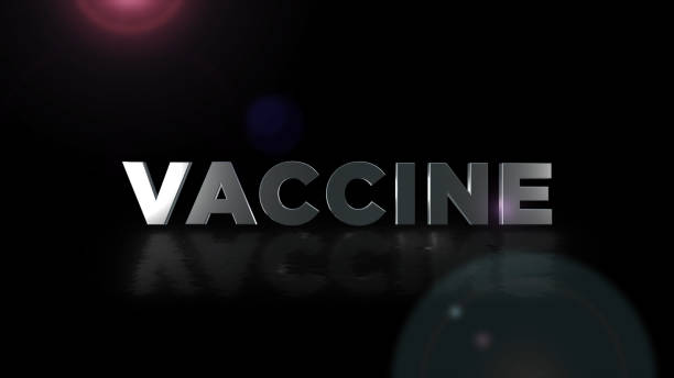istock 4K Vaccine word, business digital technology concept, Network Background 1303503444