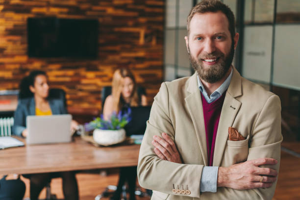 istock Confident businessman's portrait 1303504524