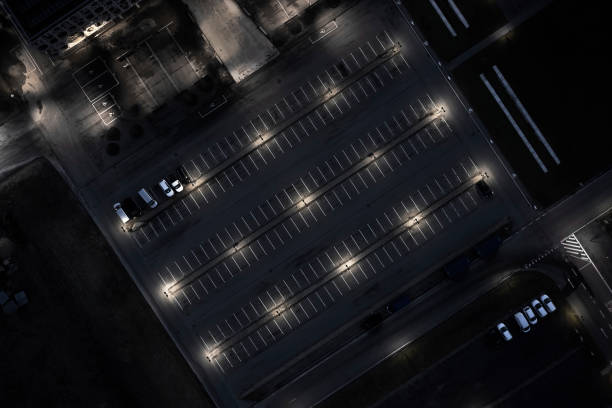 istock Directly above parking lot 1303505569
