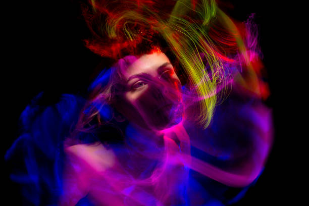 istock light painting portrait 1303506957