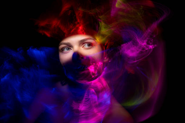 istock light painting portrait 1303506975