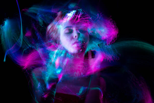 istock light painting portrait 1303507041
