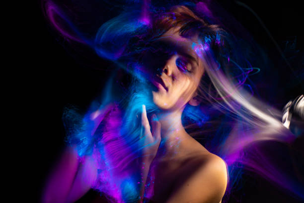 istock light painting portrait 1303507096