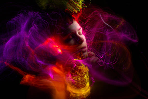 istock light painting portrait 1303507132