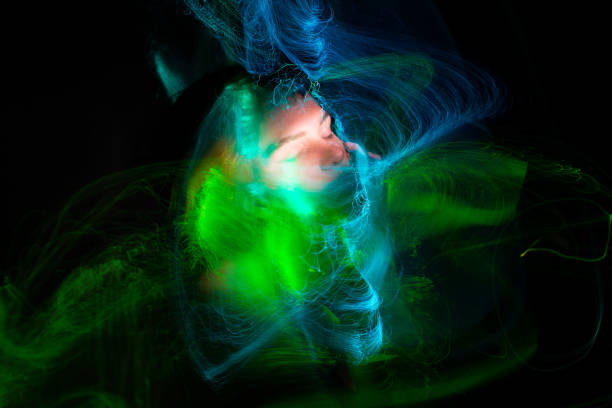 istock light painting portrait 1303507162