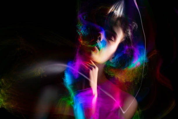 istock light painting portrait 1303507170