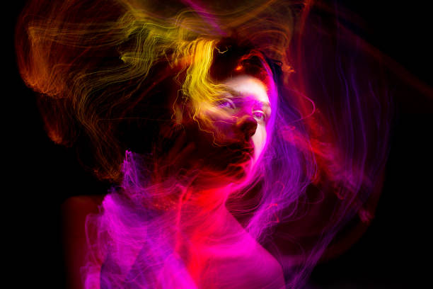 istock light painting portrait 1303507172