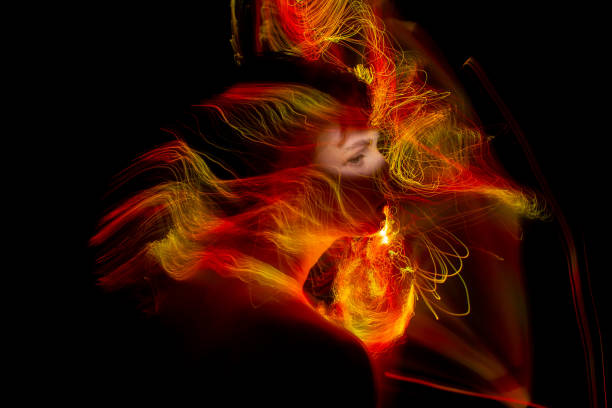 istock light painting portrait 1303507174