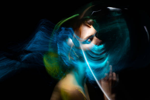 istock light painting portrait 1303507175