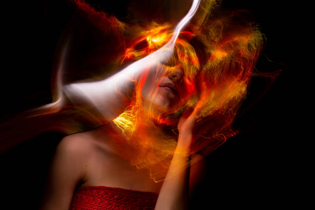 istock light painting portrait 1303507178
