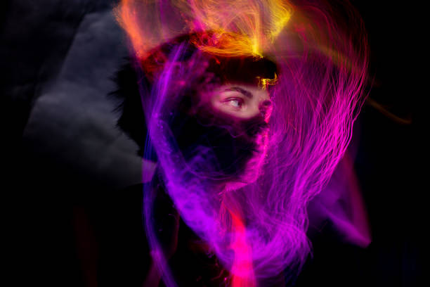 istock light painting portrait 1303507179