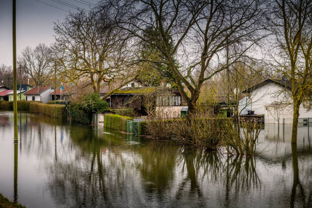 istock Rhine River flooded several garden sheds in Germany 1303510131