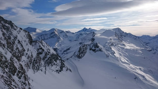 istock Kitzsteinhorn snowy mountains landscape view 1303516087