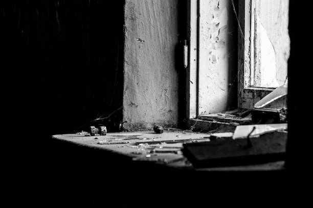 istock window in the old abandoned house 1303519139