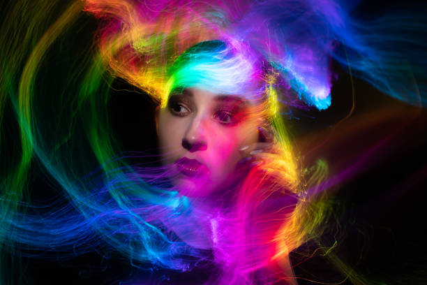 istock light painting portrait 1303521159