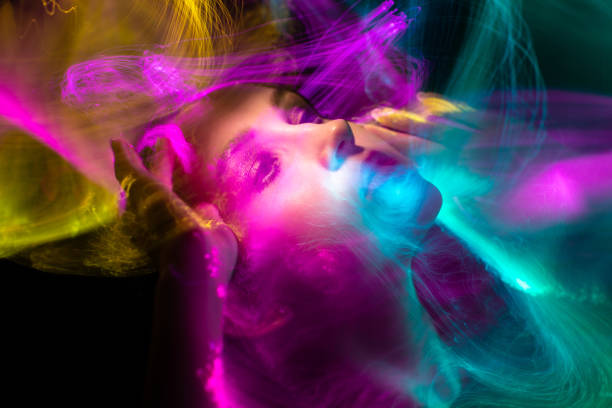 istock light painting portrait 1303521182