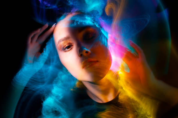 istock light painting portrait 1303521271
