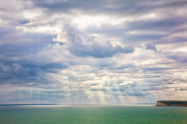 Seascape, looking west from Birling Gap, South Downs National Park, England