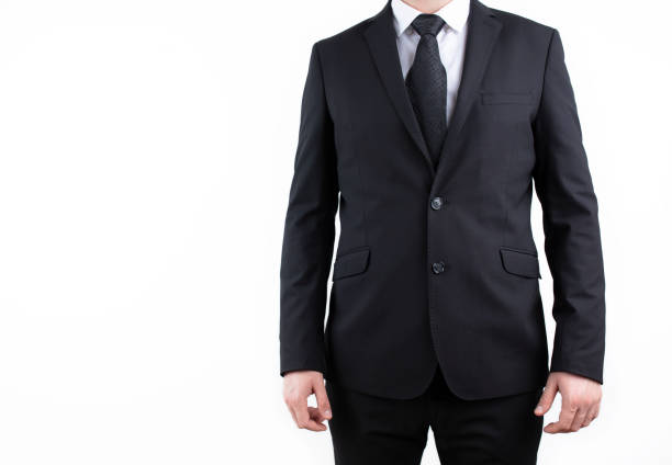 istock Businessman wearing an elegant suit over white background. 1303525588