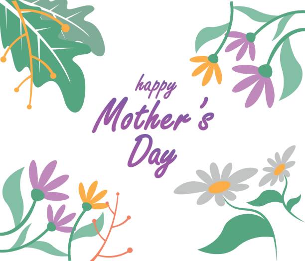 istock Happy Mother's Day greeting written with hand lettering. Typography design template for poster, banner, gift card, t-shirt print, label, badge. Vector illustration on a white background. 1303528519