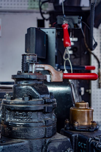 istock The train controller in the old locomotive at St. Jacobs, Waterloo, Canada 1303529686