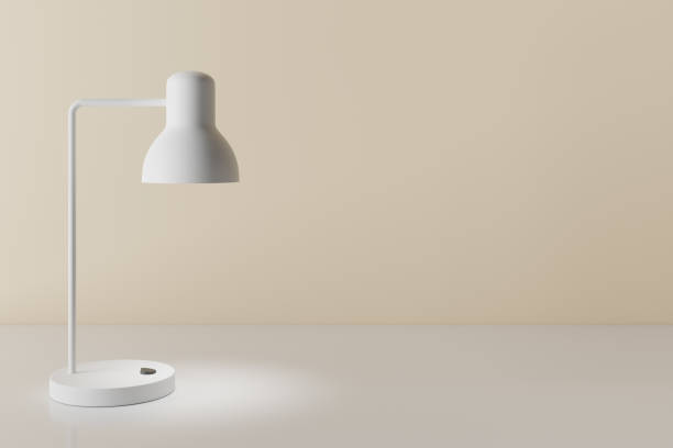 istock 3d rendering of desk lamp 1303537078