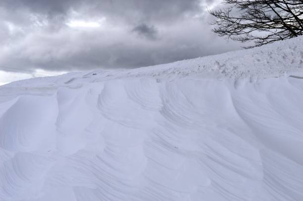 istock snow drift in a blizzard on the mountain 1303545442