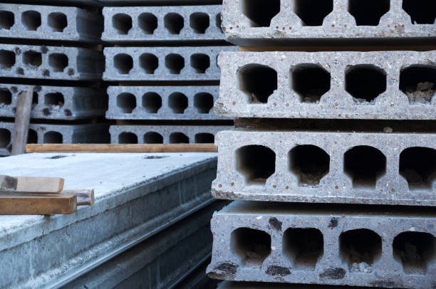 istock concrete slabs at the factory in stacks 1303546839
