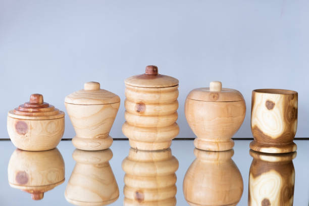 istock materials such as sugar bowl, spice bowl, snack bowl, bowl produced with hand labor and workmanship made in wood lathe 1303548280
