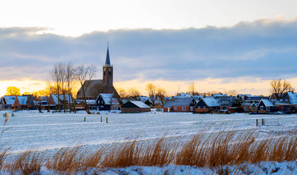 istock Dutch Winter Village 1303549623