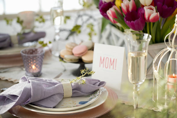 istock Elegant Mother's Day Dining Table 1303557887