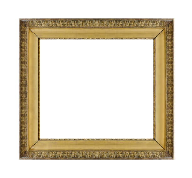 istock Old wooden picture frame 1303558250