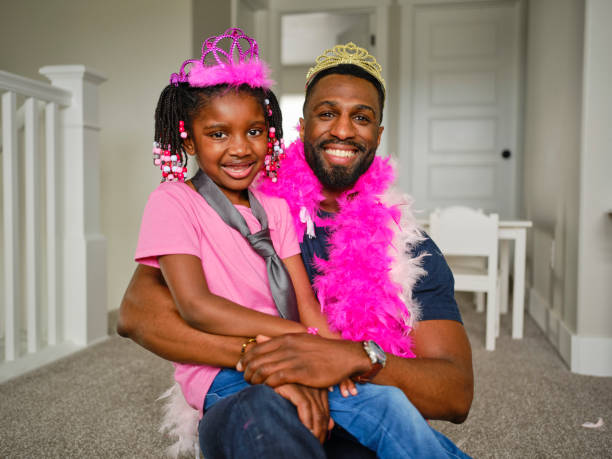 istock Dad and Daughter Playtime Dress-up 1303558564