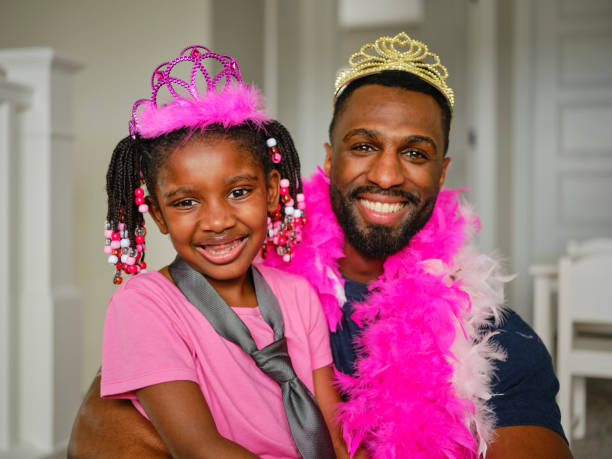 istock Dad and Daughter Playtime Dress-up 1303558571